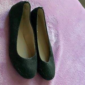 Black Flats Size 8